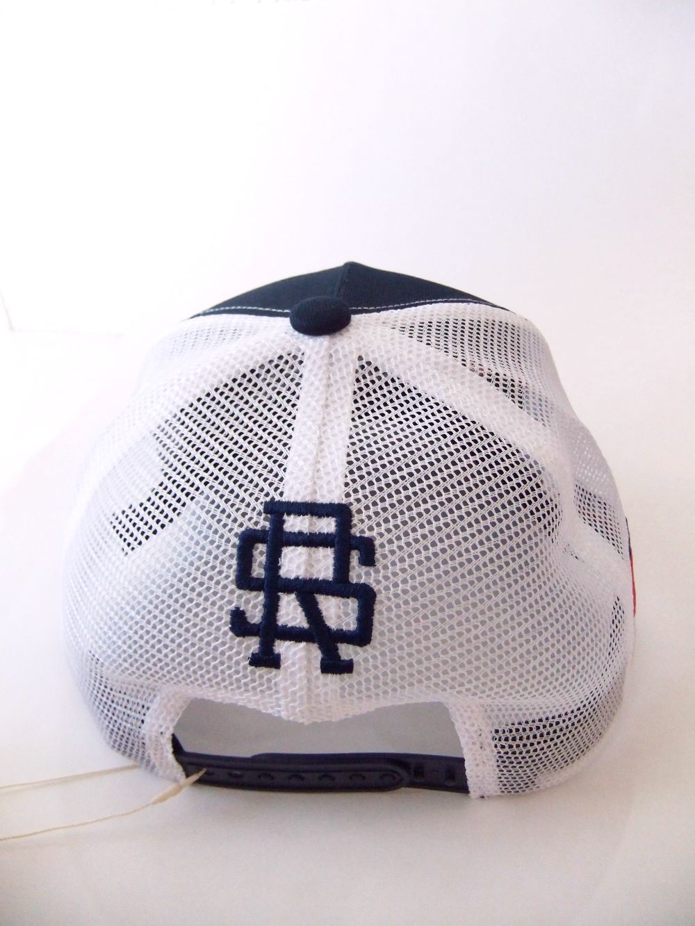 RED IRON MESH CAP  (ネイビー)   ロゴ入りキャップ    RSA-24005
