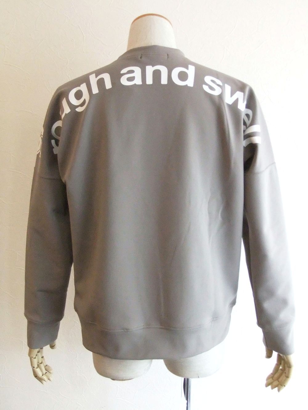 BIG ARCH SWEAT  ロゴ入りスウェットシャツ  ( ベージュ )  RSM-21204