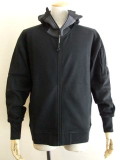 Diagonal Raised Fleece Full Zip Lens Hoodie Zip フーデット"スウェット 09CMSS035A005086W