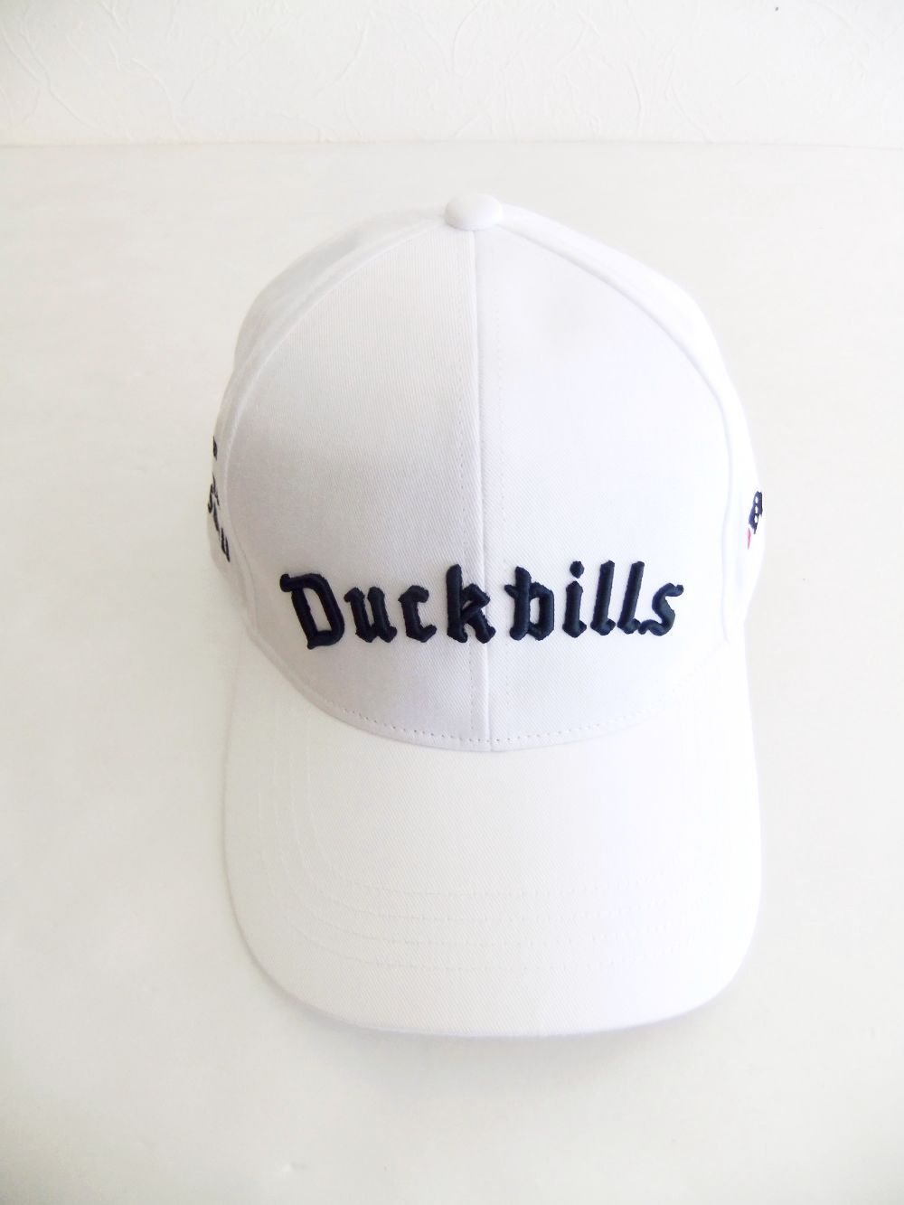 DUCKBILLS TOUR CAP   ( ホワイト )  ロゴ入りキャップ  RSA-22005