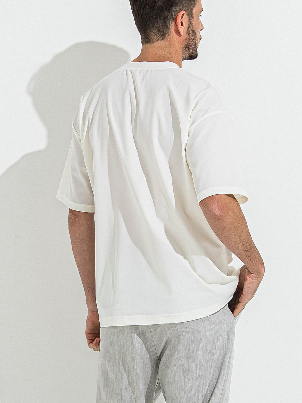 OX JERSEY OVER TEE  (ホワイト)   オックス ジャージー オーバーTシャツ