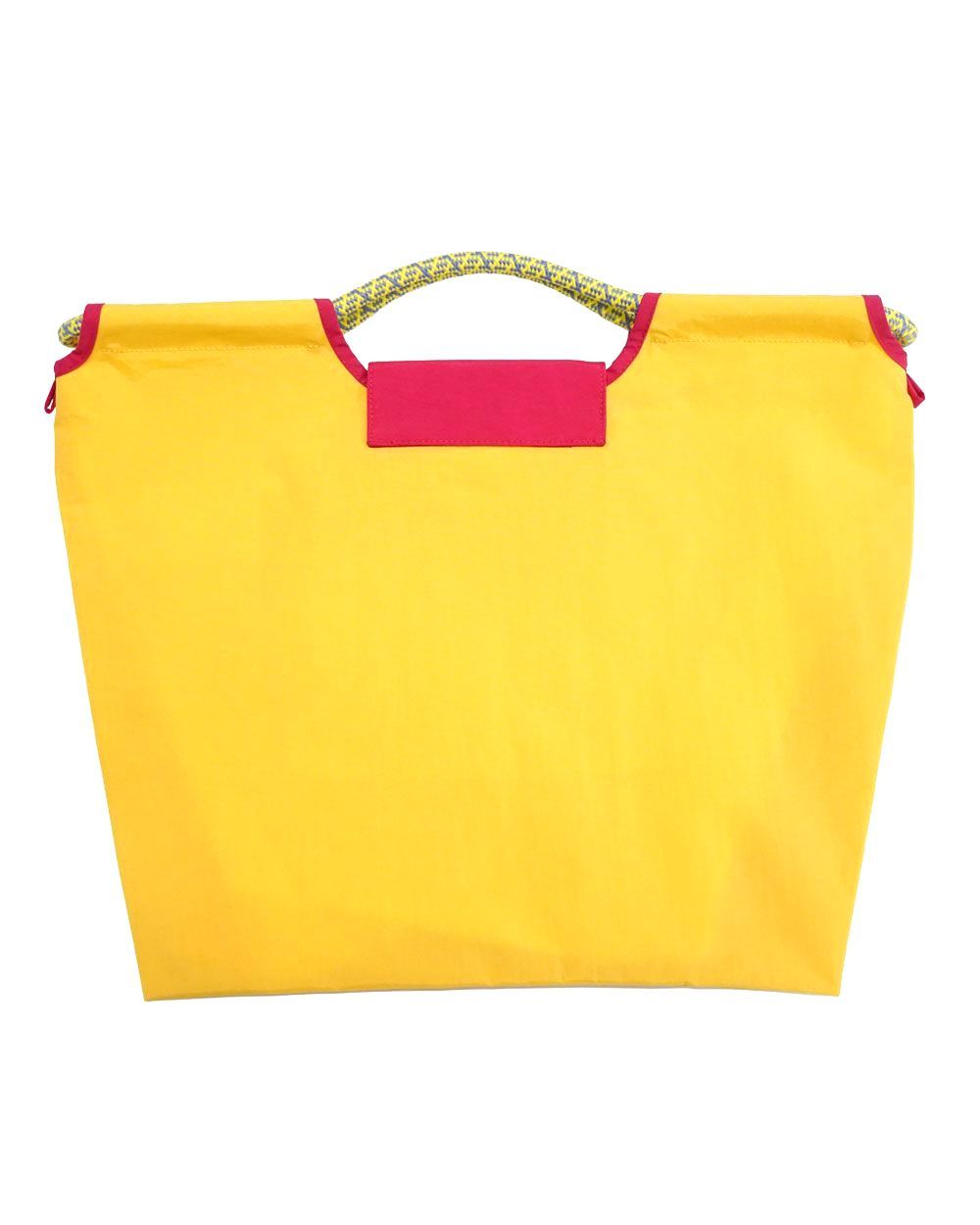 【MICALLE MICALLE Account】 HOMMAGE  LW FLAP TOTE BAG (イエロー) オマージュ トートバッグ  MAI100GDE