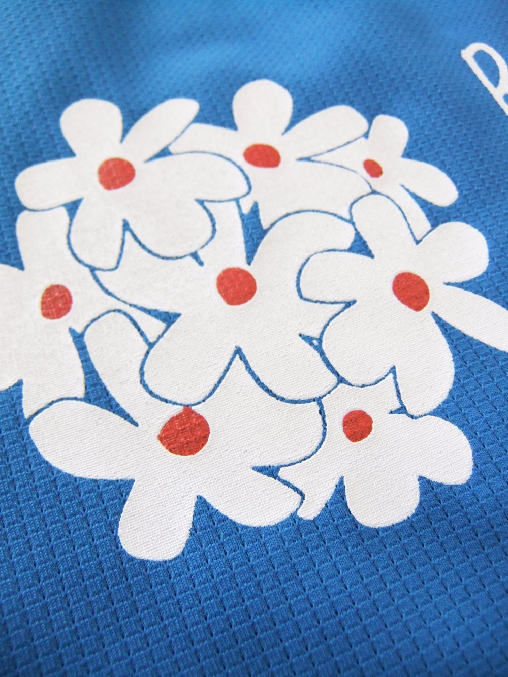 【LADIES】 BOUQUET MOCK W.  (ブルー) ロゴ モックネック   RSL-22014