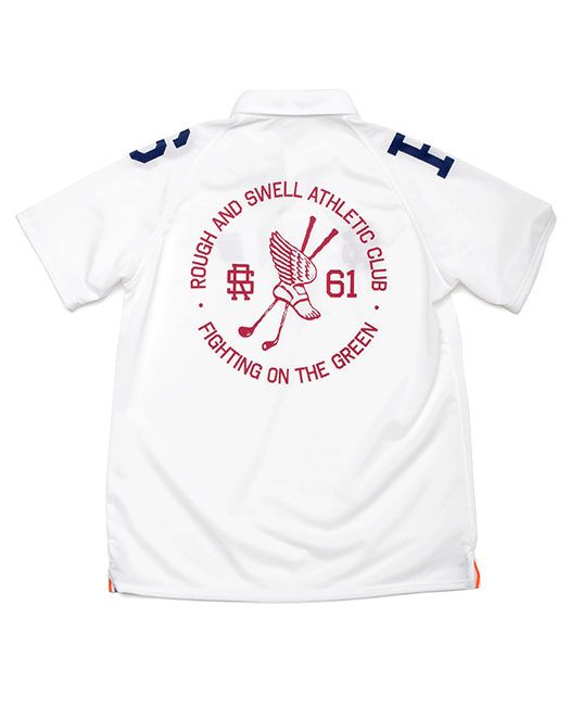 ATHLETIC POLO ( ホワイト )   半袖B.D.ポロ  RSM-21012