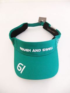 TEAM DUCKBILLS SUN VISOR (エメラルドグリーン) ロゴ入り サンバイザー  RSA-23003