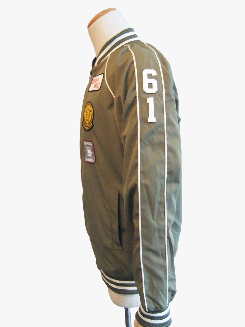 DUCKBILLS PATCH JACKET   （オリーブ）  ジップアップ ブルゾン    RSM-26246