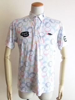COLOR BALL POLO   カラーボール柄 半袖ポロ  RSM-22015