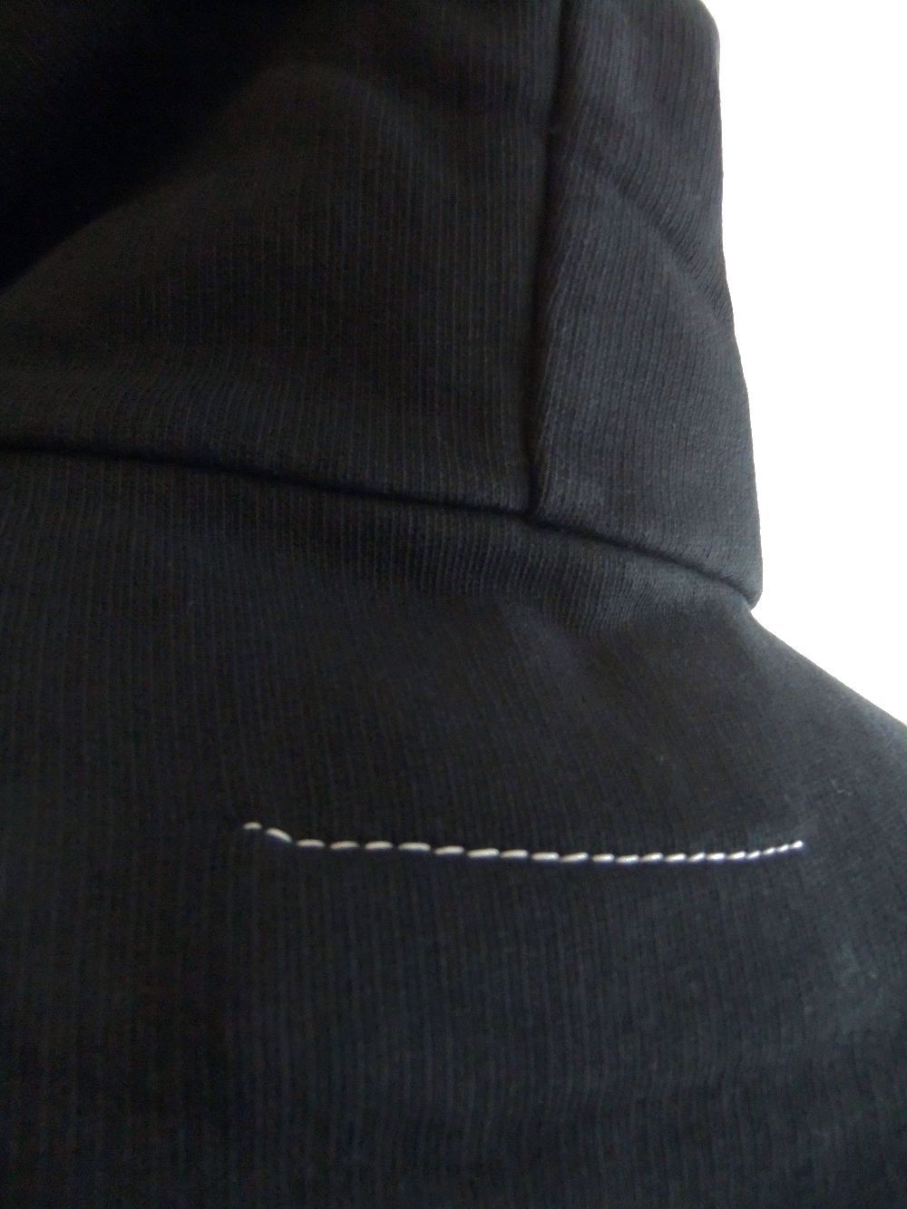 《MM➅》 Maison Margiela  (ブラック)  ロゴ プルオーバー パーカー