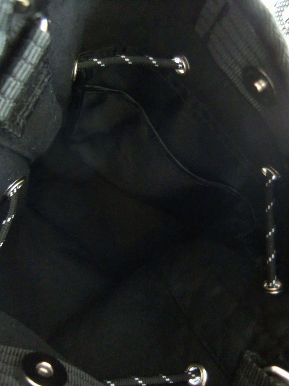 ボア 巾着型 2WAY トートバッグ DB-2 TYPE  (ブラック)