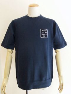 NAVY PATCH S.S.S.   半袖スウェット ( ネイビー ) RSM-21052