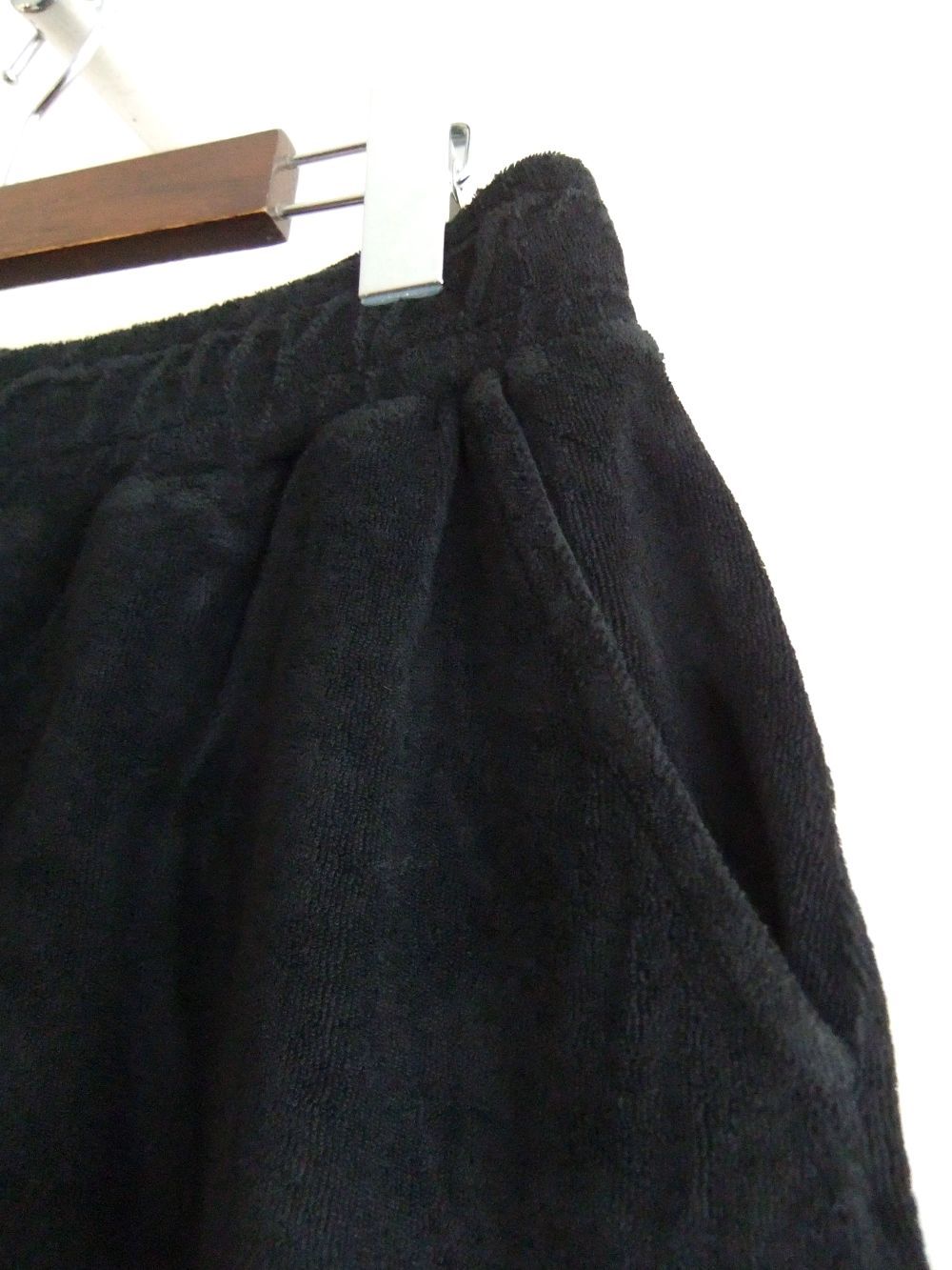 パイル ショートパンツ  (ブラック)