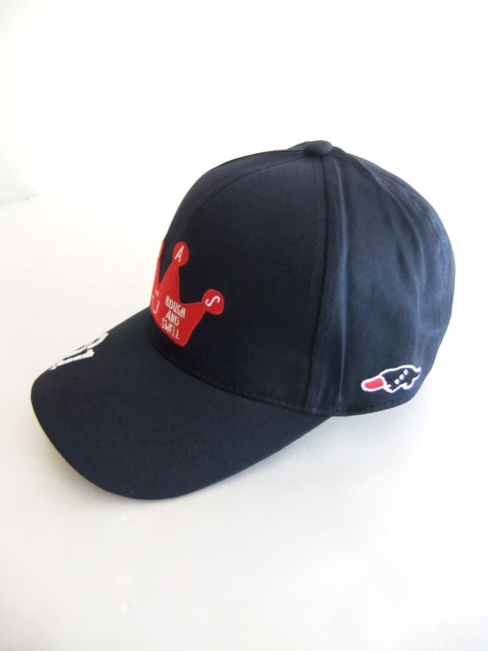 CROWN B.B. CAP  ( ネイビー )  ロゴ入りキャップ  RSA-22202