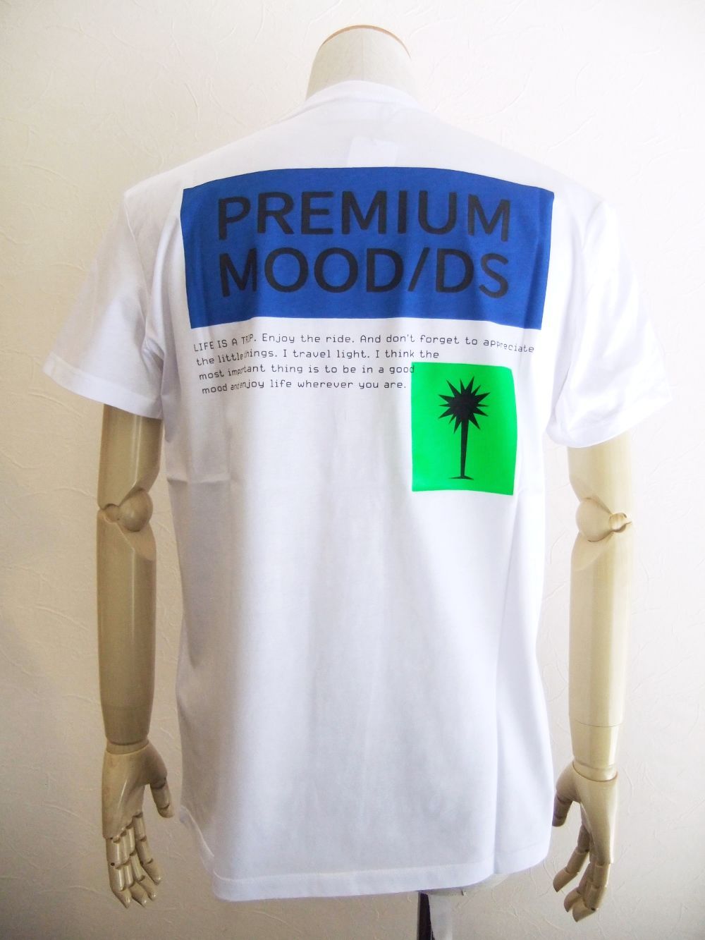 BIMISI  バックロゴプリント 半袖 Tシャツ