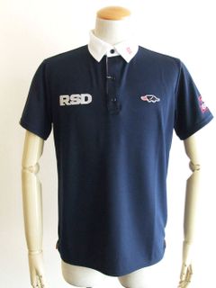COLOR COLLAR POLO ( ネイビー )   半袖B.D.ポロ  RSM-22008