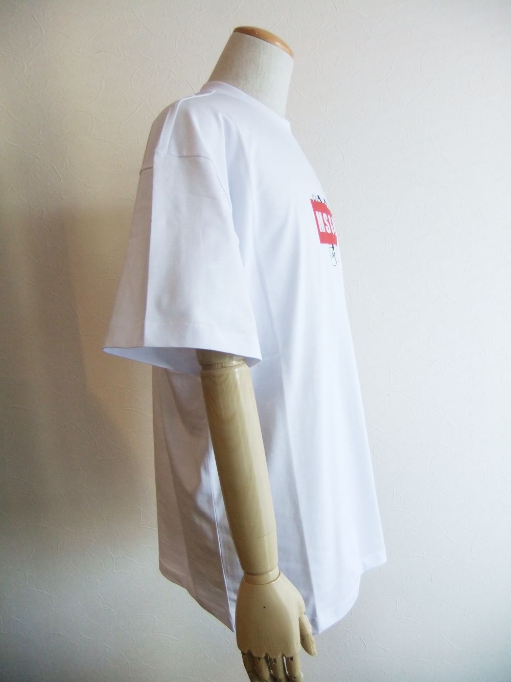 カートゥーンプリント LOGO  ロゴ  T-SHIRT  ( ホワイト )  3040MM108