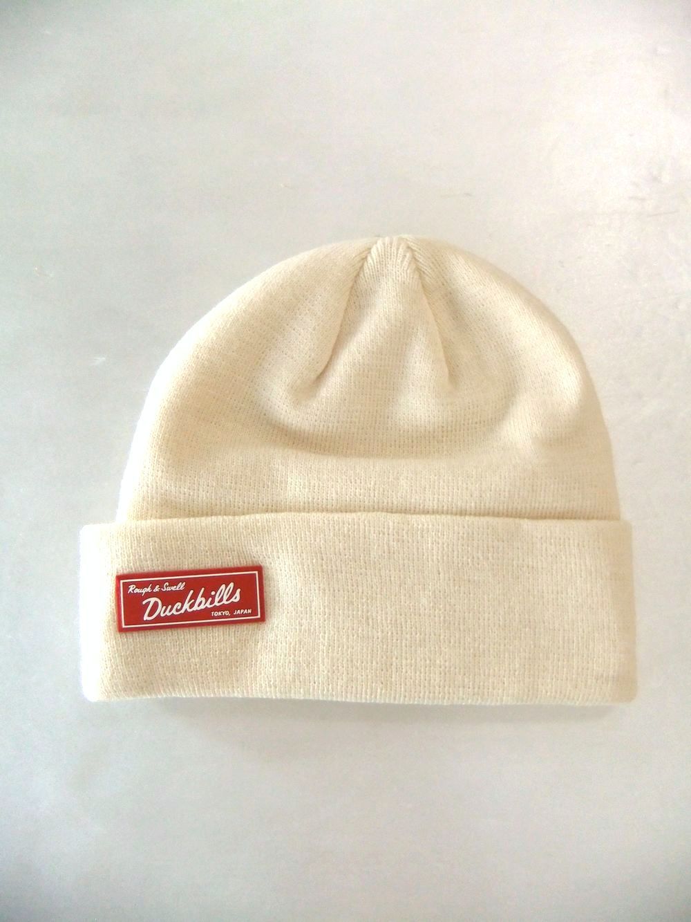 DUCKBILLS BEANIE   ロゴニットキャップ  ( アイボリー )   RSA-25207