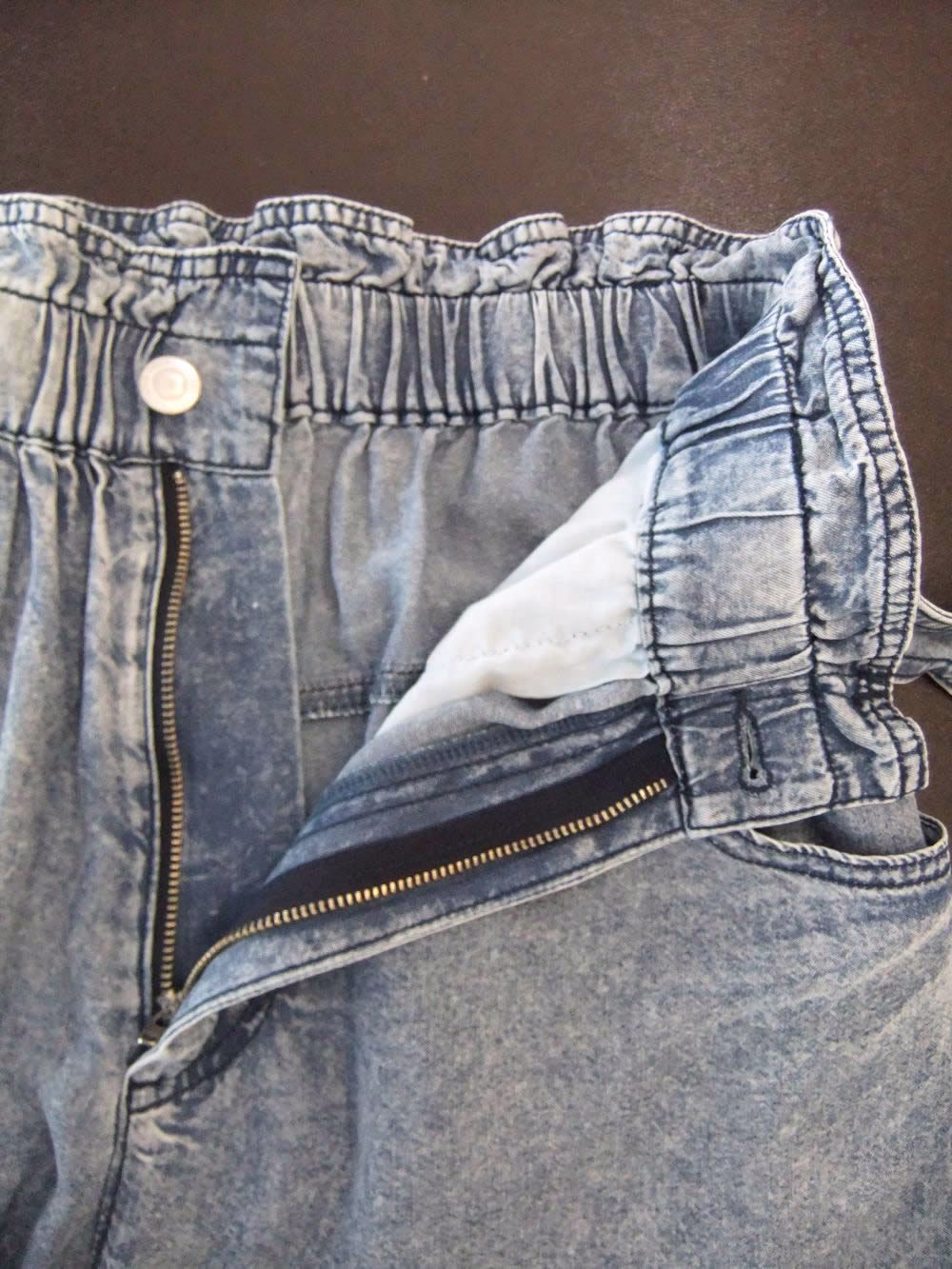 テンセル デニム イージーパンツ   615612