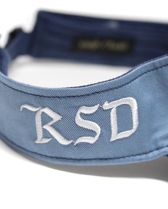 DUCKBILLS SUN VISOR (ブルーグレー) ロゴ入りサンバイザー  RSA-22006