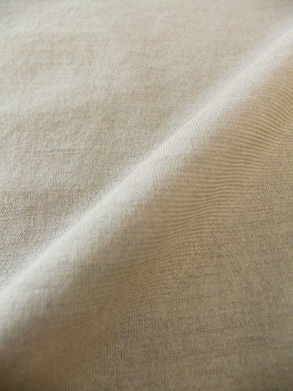 コットン クルーネック Tシャツ ( ベージュ )  TSMC02