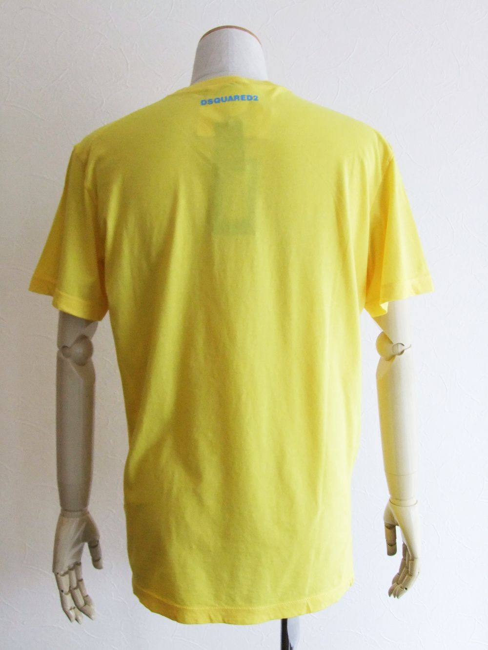 DSQ2 ロゴプリント T-SHIRT (イエロー)  S74GD0838