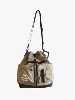 MA-1 BAG    (ベージュ)  巾着型 2WAY バッグ  RSA-26211