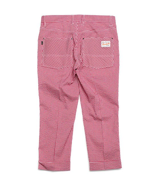 BIRMINGHAM CROPPED  ストレッチクロップドパンツ ( レッド )