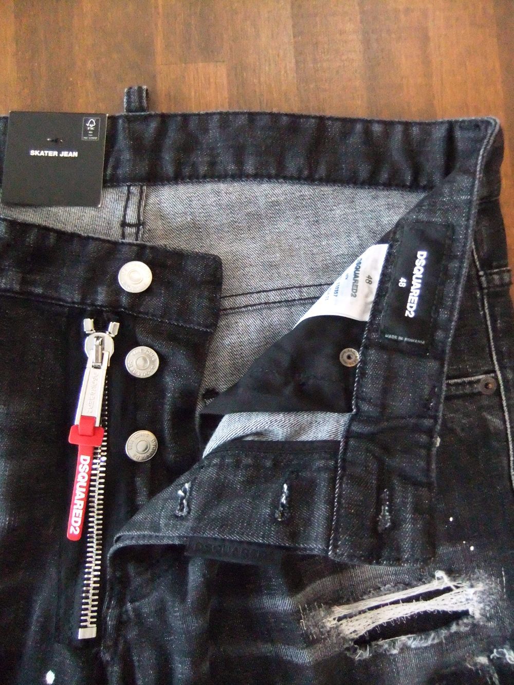 Dsquared2 - BLACK PIONER WASH SKATER JEANS スケーター Dsquared2 - BLACK PIONER WASH SKATER JEANS スケーター