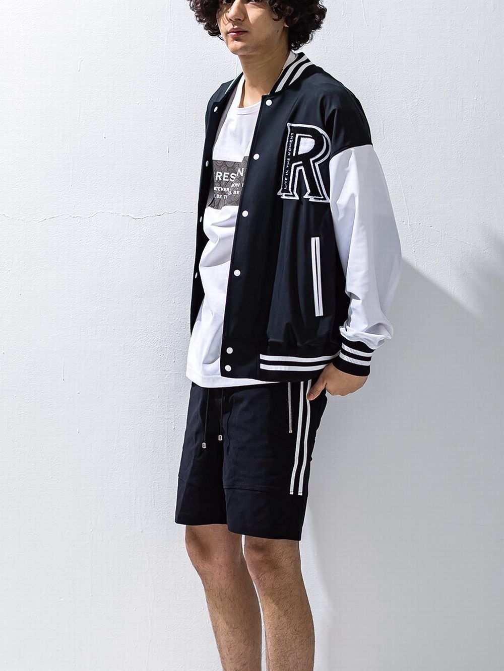 RUSH OVER VARSITY  JACKET    ラッシュガード スタジアム ジャンパー