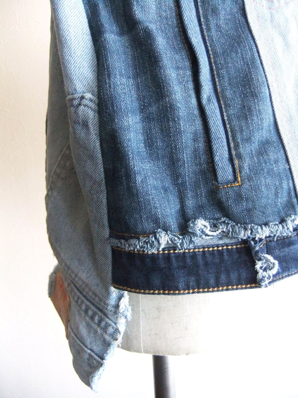 【MICALLE MICALLE Vintage】 Levi‘s  ヴィンテージデニム リメイク ジャケット MVG100JDE