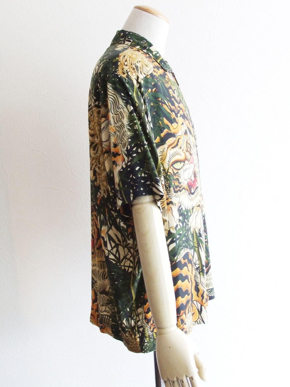 TIGER PRINT ZIP SHIRT タイガープリント ブルゾン   S71DM0393