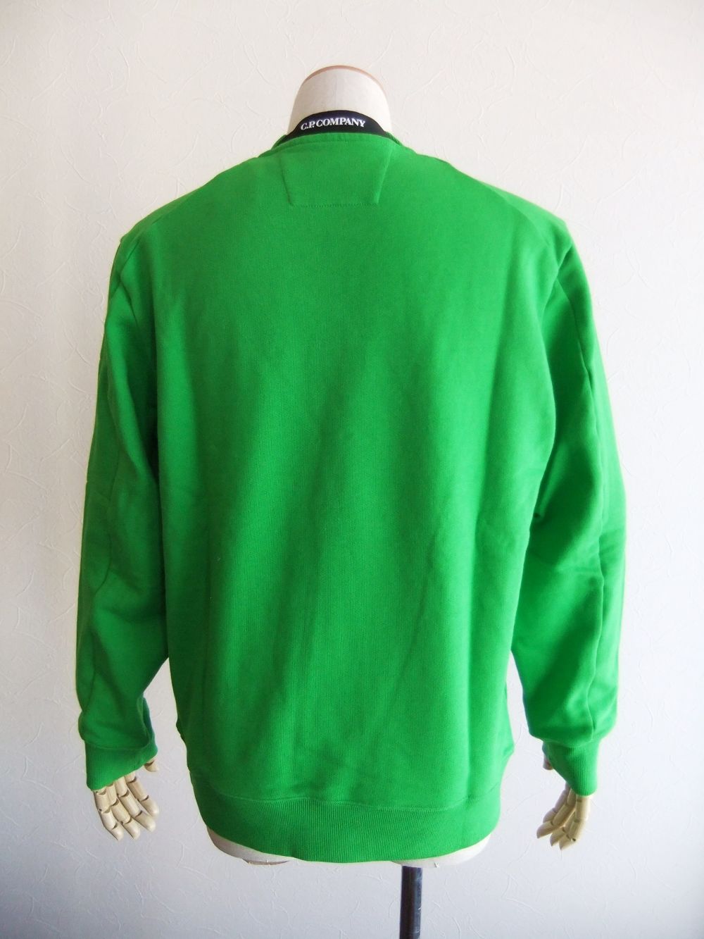 DIAGONAL RAISED FLEECE  SWEATSHIRT  (グリーン) クルーネック スウェットシャツ