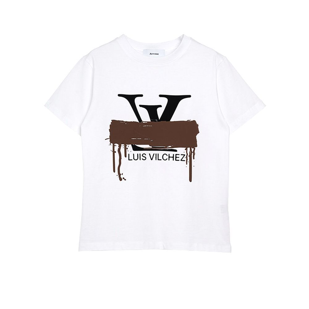 MICALLE MICALLE AccountパロディTシャツ　ホワイト　S Account PARIS - 【MICALLE MICALLE Account】 HOMMAGE DORO LZ