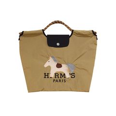 【MICALLE MICALLE Account】 HOMMAGE HORSE FLAP TOTE BAG  (モカ) オマージュ トートバッグ  MA1101GDE