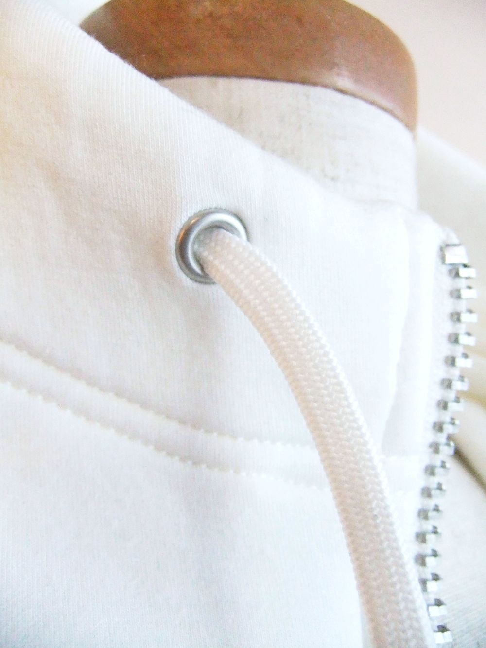 ポンチ+裏毛 レイヤード風 ZIP UP パーカー   MM2128