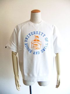 UNIVERSITY SWEAT  ロゴ入り 半袖 スウェット   RSM-24041