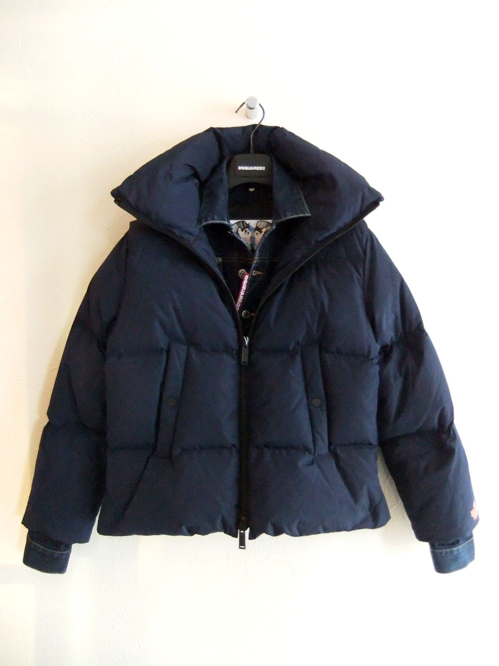 LADIES DENIM INSERTED DOWN デニムレイヤード ダウンブルゾン   S75AM0785