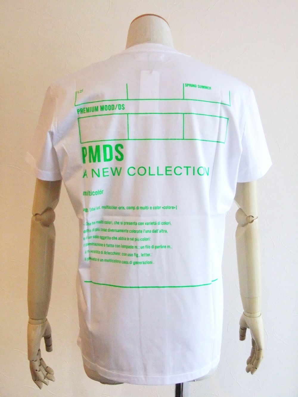 HINTO  バックロゴプリント 半袖 Tシャツ