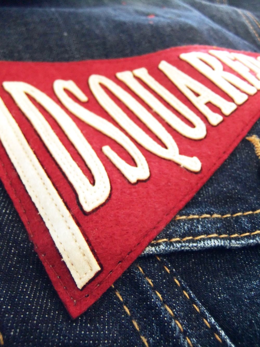 D2 COLLEGE PATCH DENIM JACKET   D2ロゴ デニムジャケット    S74AM1062
