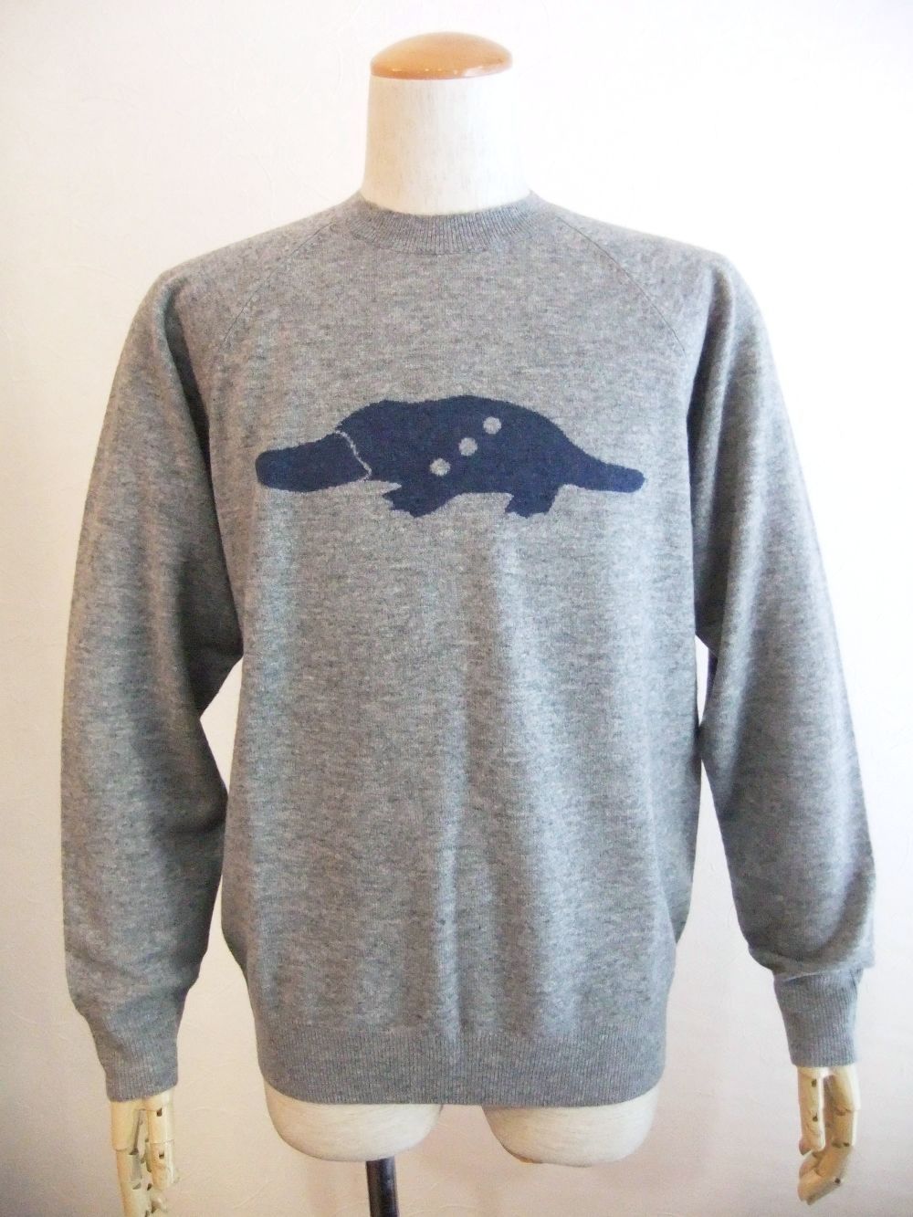 rough & swell - DUCKBILL CREW NECK 12G クルーネックニット