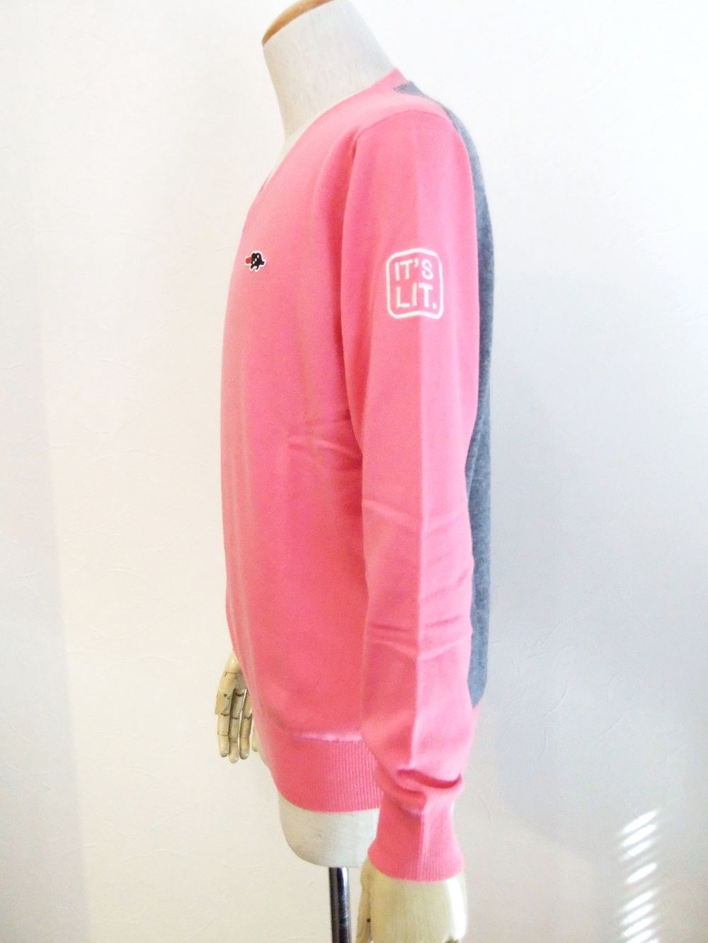 TOUR CASHMERE   カシミア Vネックセーター ( ピンク )  RSM-20271