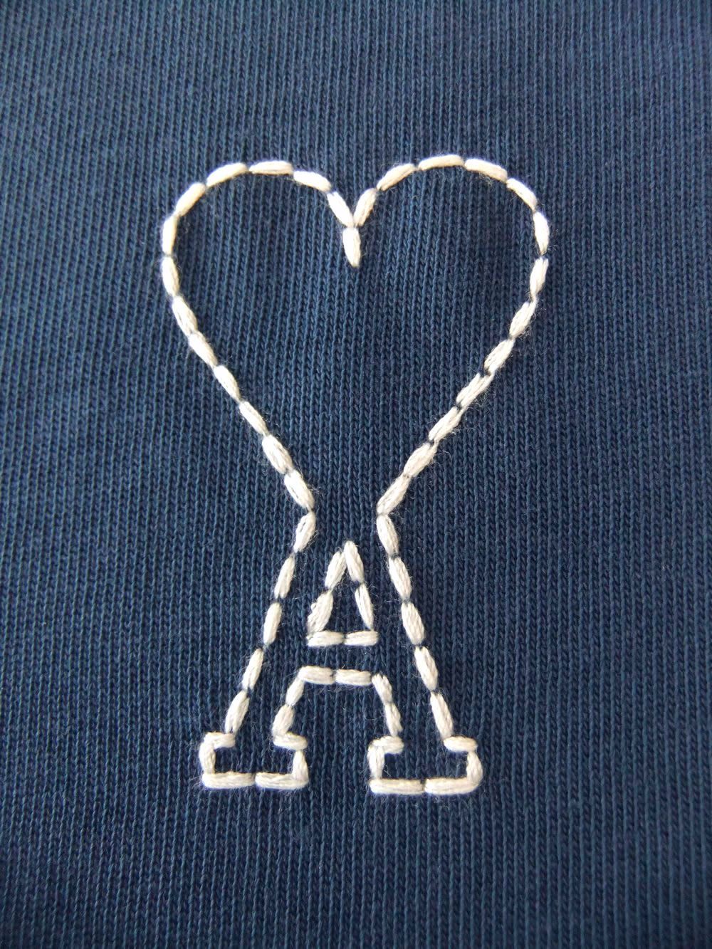 【ユニセックス】AMI DE COEUR  Tシャツ   刺繡ロゴ 半袖 Tシャツ