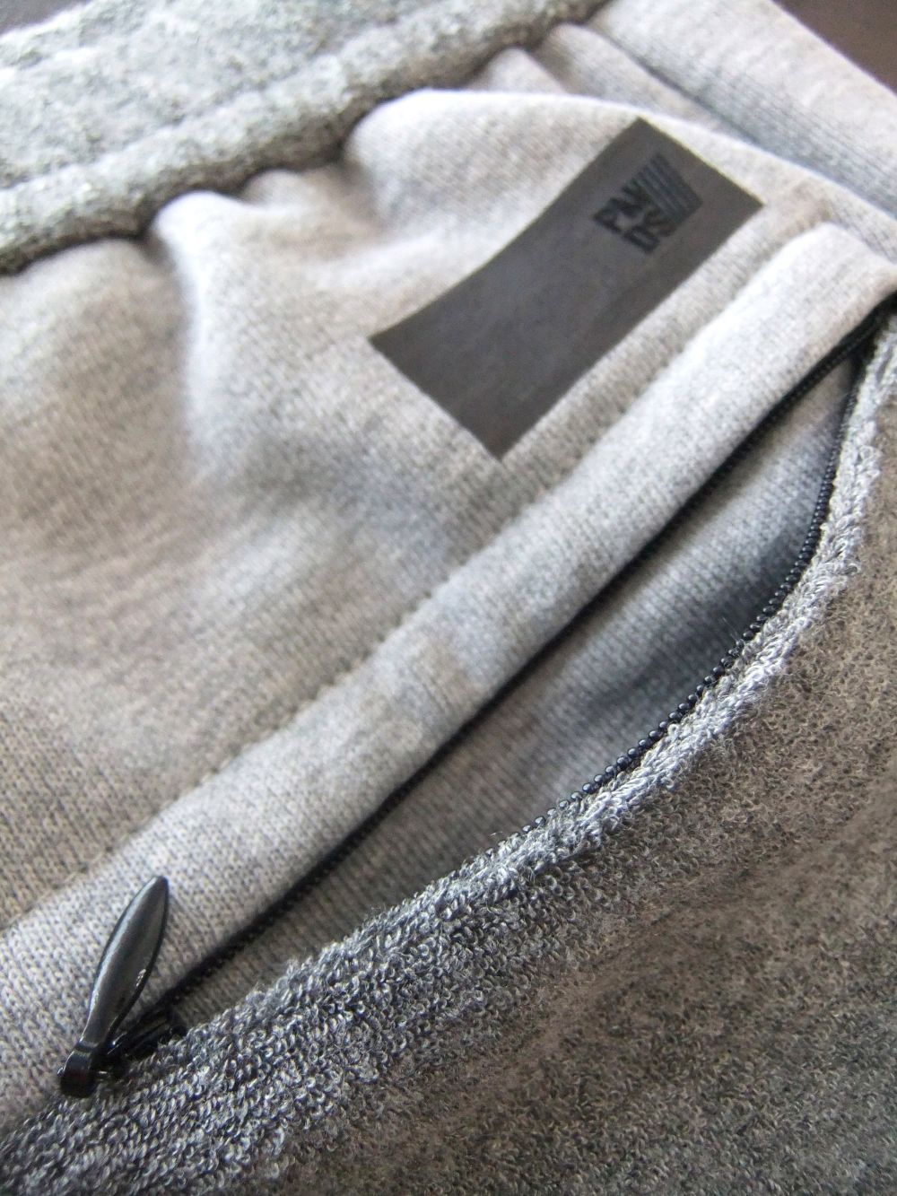 MOSI PANT    ベロアパイル 切替え スウェットパンツ