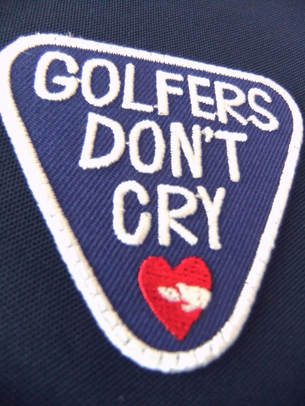 DON'T CRY POLO  (ネイビー)  半袖 ポロシャツ   RSM-24010