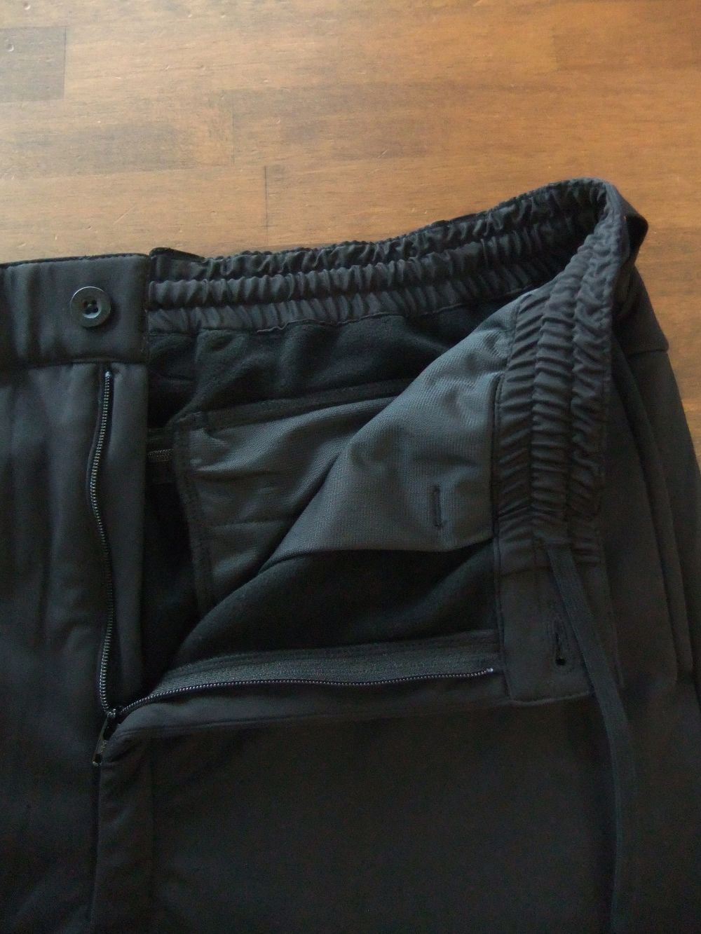 MENS POLARTEC WINDBLOCK SLIM PANTS  (ブラック) ストレッチパンツ
