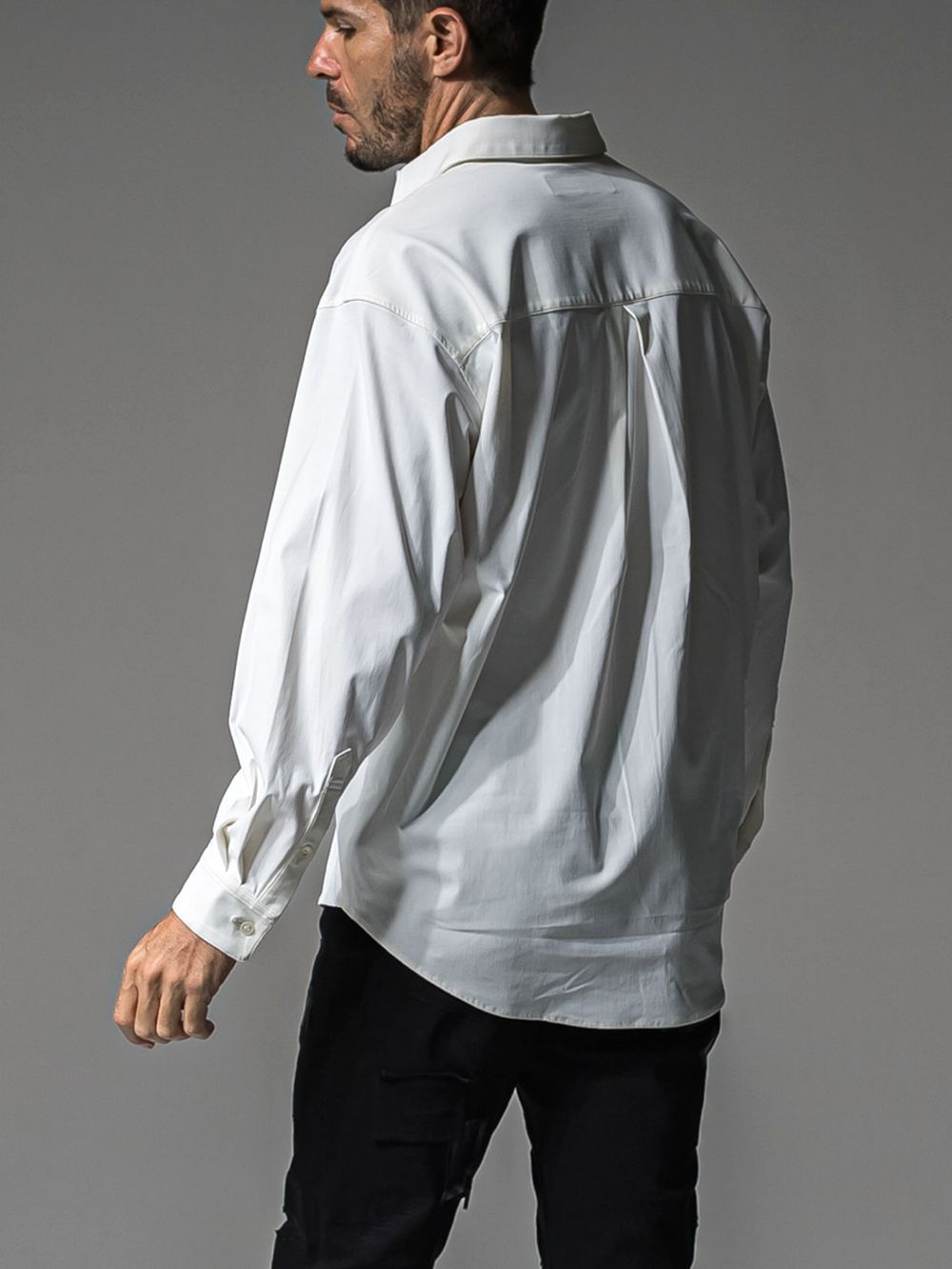 NYLON JACK SHIRTS （ホワイト）  ナイロン シャツ ジャケット
