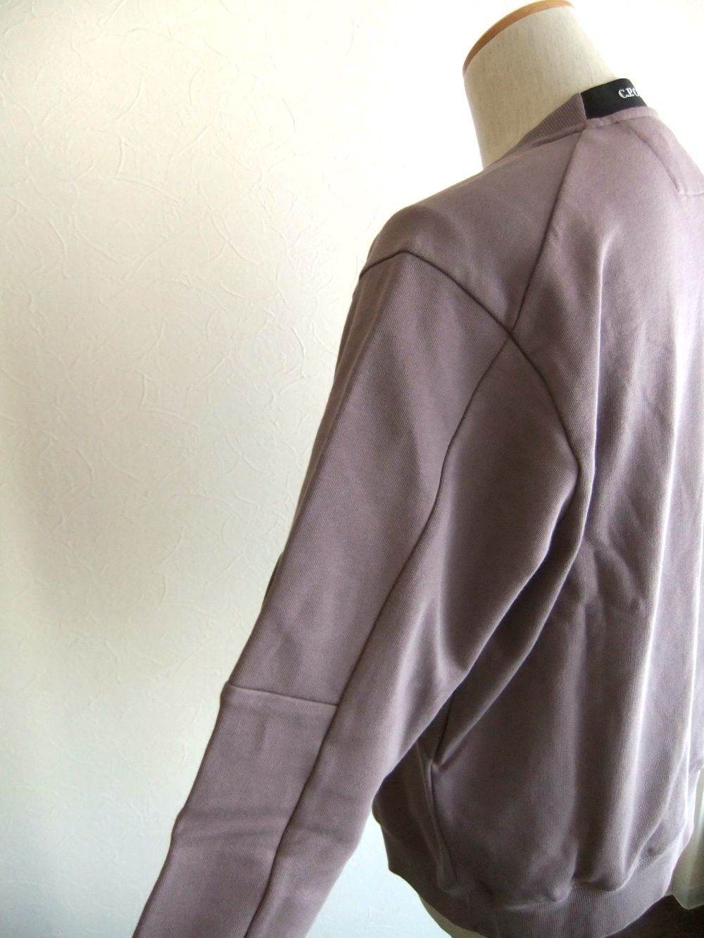 DIAGONAL RAISED FLEECE  SWEATSHIRT  (ライトスモークパープル) クルーネック スウェットシャツ