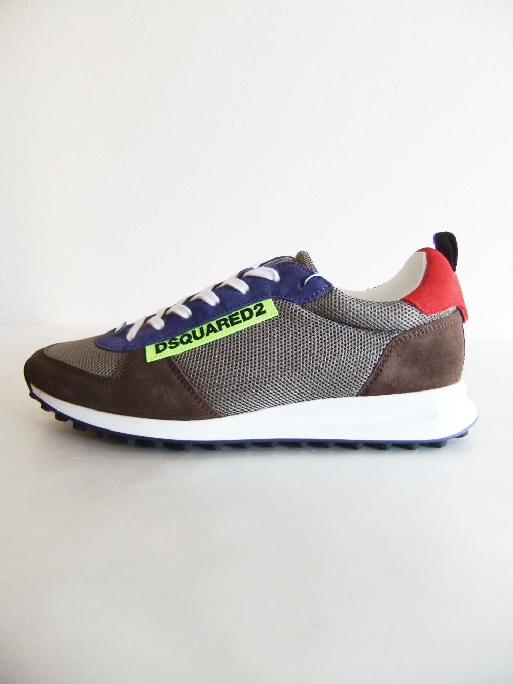 NEW RUNNER HIKE SNEAKERS  ロゴ スニーカー  S82SN0081 (ブラウン)