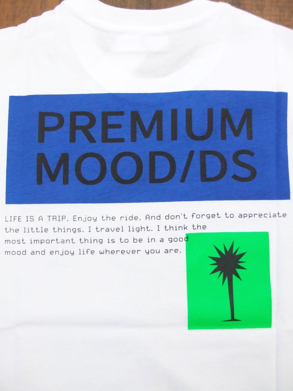 BIMISI  バックロゴプリント 半袖 Tシャツ