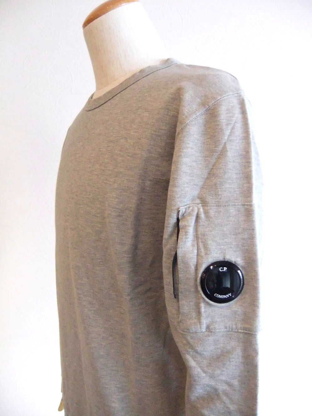 LIGHT FLEECE CREWNECK SWEATSHIRT  (グレー) クルーネック スウェットシャツ