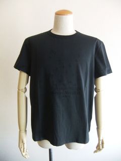 MAISON MARGIELA  (グレー) ナンバリングロゴ マコ コットン Tシャツ